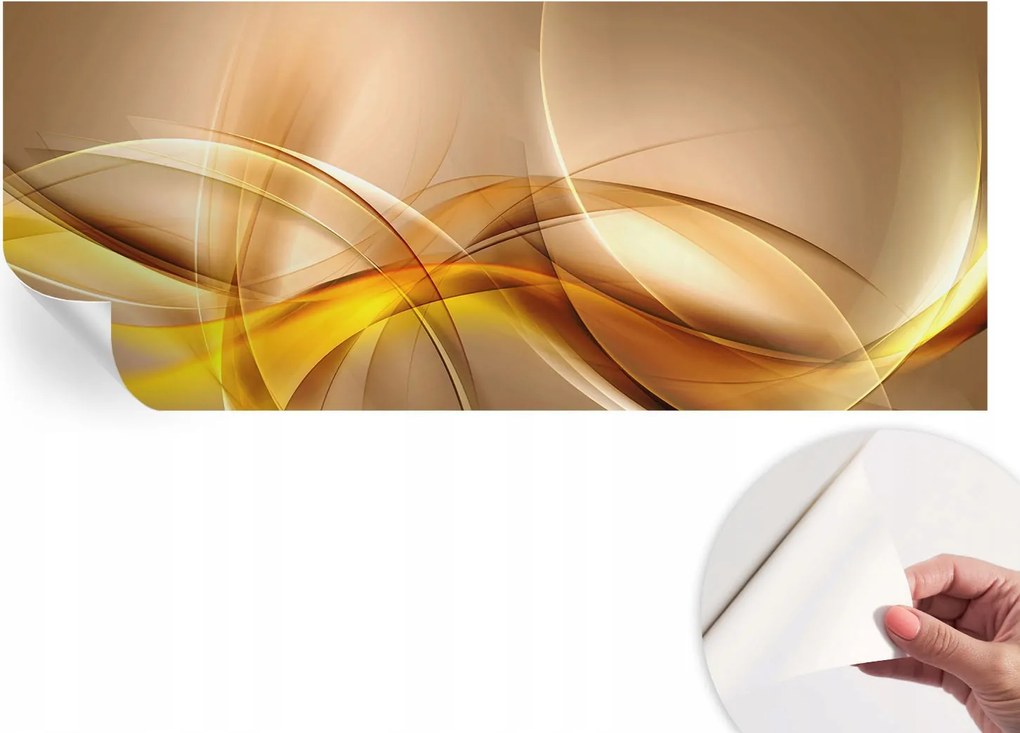 Öntapadós fali fotótapéta Hálószobába Lágy vonalak 250x104 cm