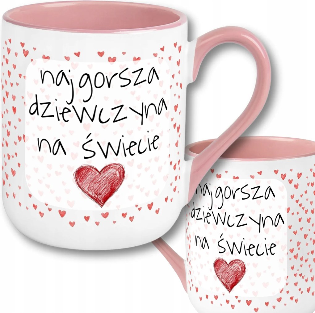 Bögre A Világ Legrosszabb Lánya 330ml Valentin Napi Ajándék Neki