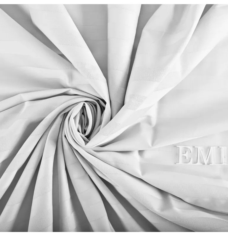 EMI damaszt lepedő fehér színű, Fix dupla lepedő 200x240