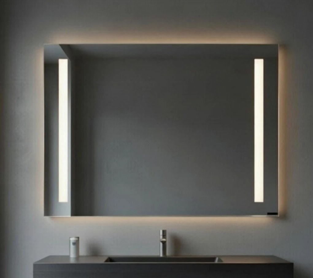 Venus Led tükör 40x50 cm |Falra szerelhető kapcsoló |3 Led fürdőszobai változat