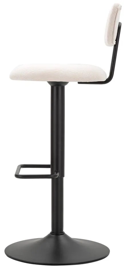 Fehér-fekete állítható magasságú bárszék (ülésmagasság 61 cm) Tina – Mauro Ferretti