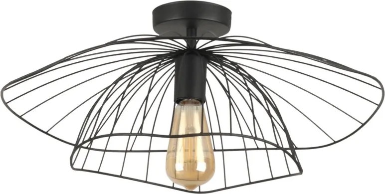Mantar 6500-P fekete fém függőlámpa, Ø52 cm