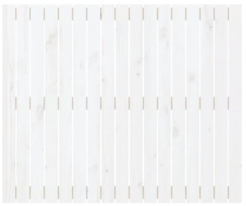 fehér tömör fenyőfa fali fejtámla 108x3x90 cm