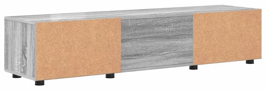 TV szekrény fiókkal Szürke sonoma 150 x 39 x 30 cm Faanyag