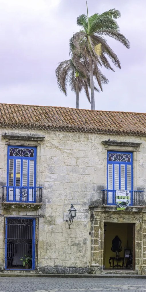 Poszter 50x100cm Hagyományos kubai ház erkéllyel, Assaf Frank