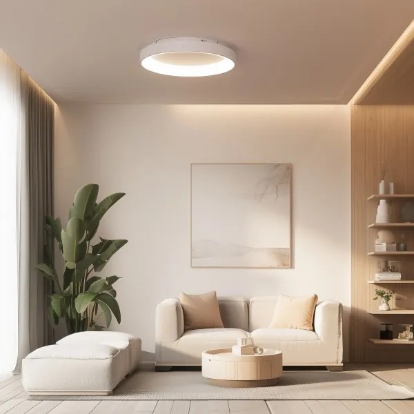 Brilagi - Dimmelhető LED mennyezeti lámpatest FALCON II LED/99W/230V átm. 60 cm, fehér + távirányító