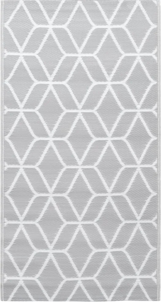 vidaXL kültéri szőnyeg ARAKIL szürke 80x150 cm PP