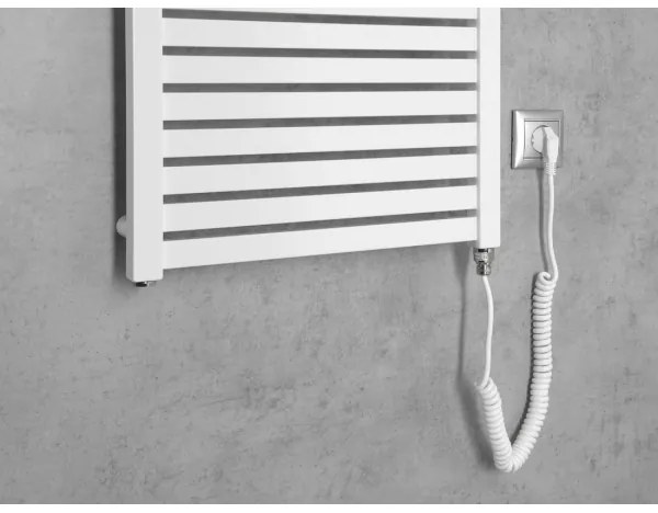 Aqualine - Fürdőszobai elektromos radiátor TONDI-E 500W/230V 133 cm fehér