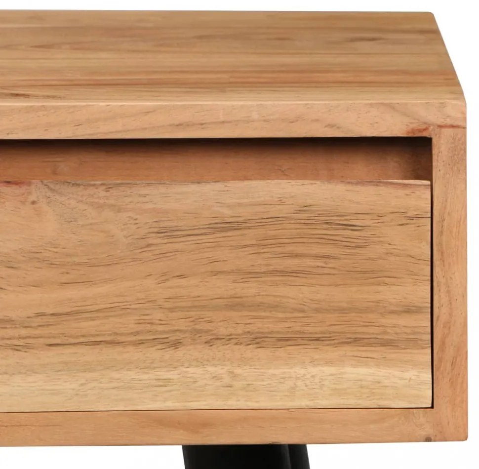 tömör akácfa íróasztal 118 x 45 x 76 cm
