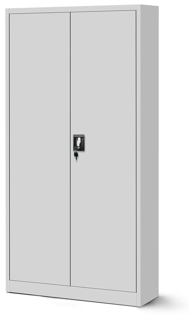 4x készlet fém iratszekrény JAN, 900 x 1850 x 400 mm, szürke