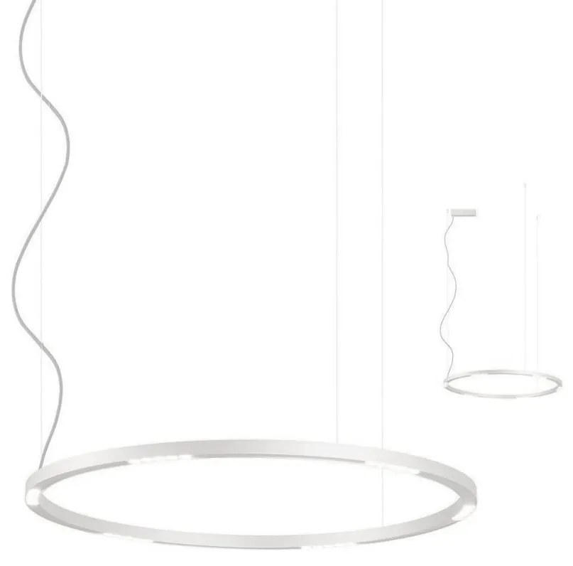 Redo 01-2205 - LED Csillár zsinóron UNION LED/50W/230V 3000K átm. 90 cm fehér