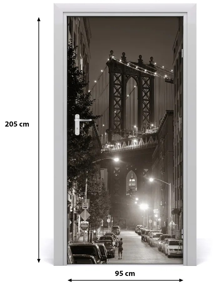 Ajtó méretű poszter Manhattan New York City 85x205 cm