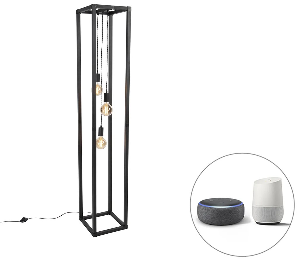 Okos állólámpa fekete 3-lámpás, Wi-Fi-vel G95 - Big Cage