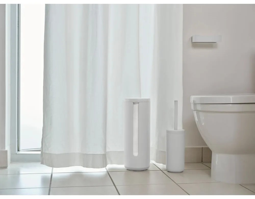 Fehér fém WC-papír tartó állvány Ume – Zone