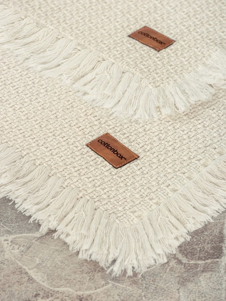 Fürdőszobaszőnyeg Szett (2 db) Bath Rug - Krém