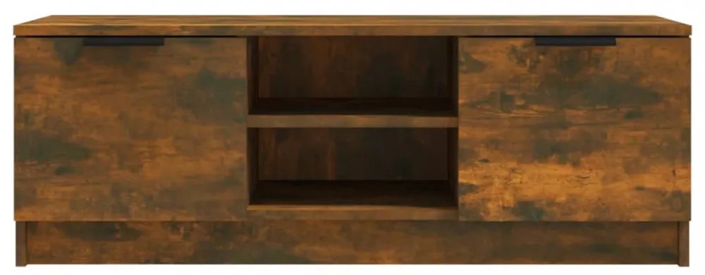 füstös tölgy színű szerelt fa TV-szekrény 102 x 35 x 36,5 cm