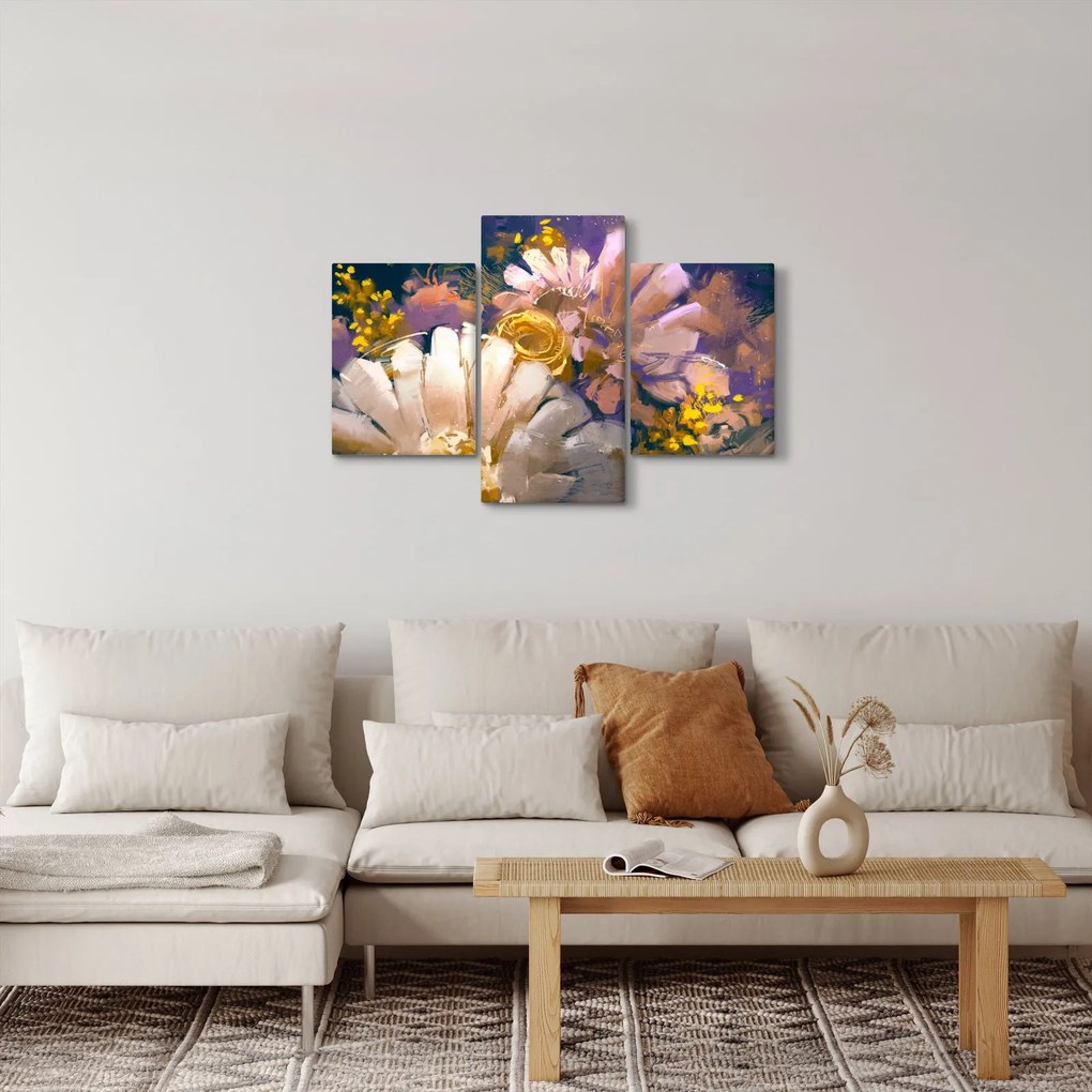 Virágok képe (90x60 cm)