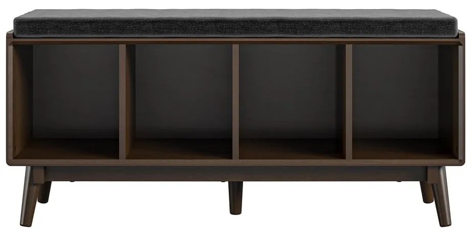 Brittany barna cipőtartó paddal - Novogratz