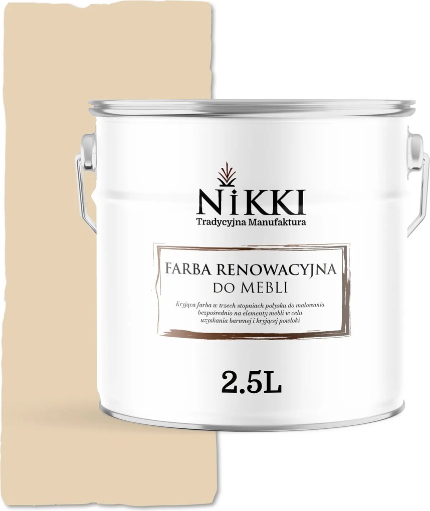 Konyhabútor Festék Szekrényfrontok Krém Bézs RAL1015 Félmatt 2,5L