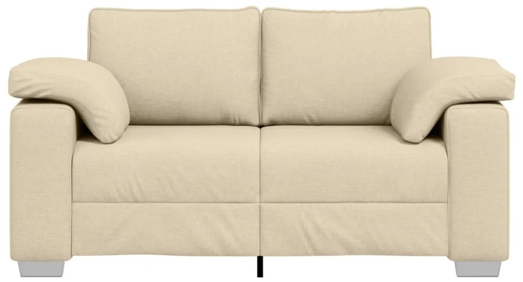 Kanapé párnával Krém 160 x 77 x 82 cm szövet