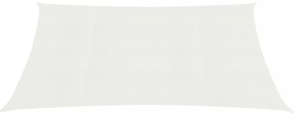 fehér HDPE napvitorla 160 g/m² 4 x 7 m