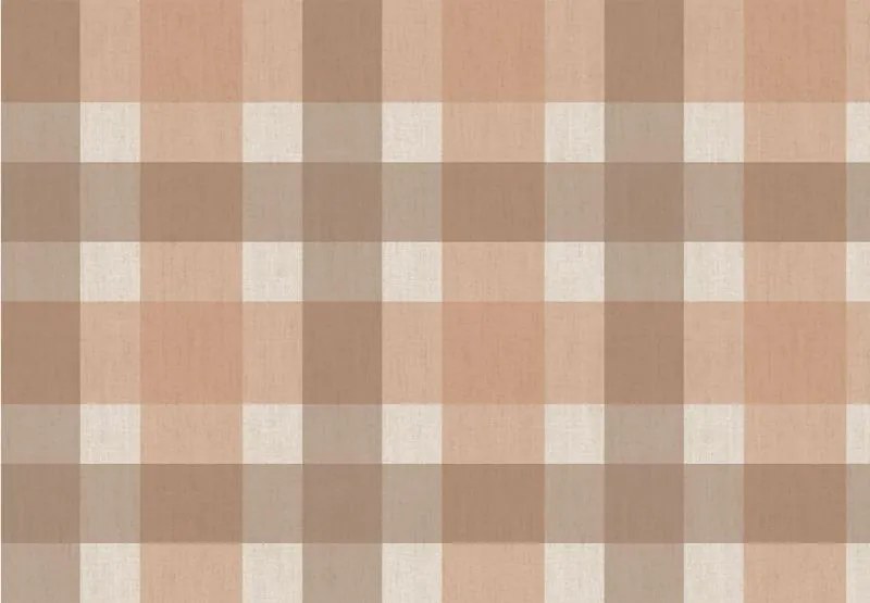 Parato Cristiana Masi Top Stripes Patch barna-bézs kockás vlies tapéta – 38424