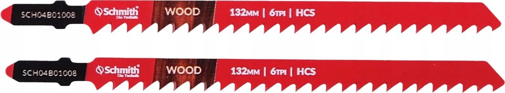 szúrófűrészlap Hcs 50CRV 132mm 6TPI 2s