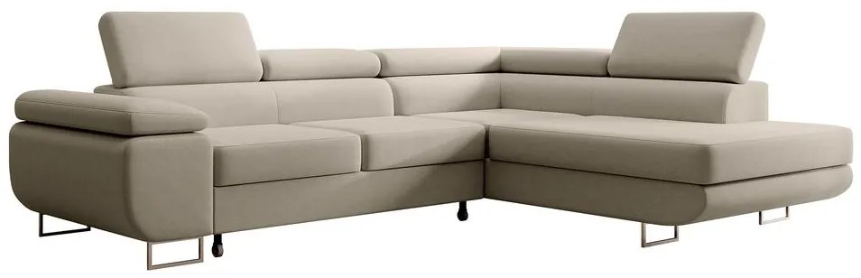 Sarokkanapé Stiletto (J) (szürke + ezüst). Akció -15%. 1099709