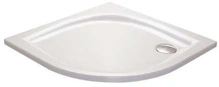 Zuhanytálca negyedkörös Ravak 80x80 cm öntött márvány fehér XA234401010