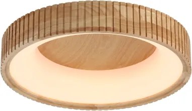 Brilagi - FALCON WOOD MODERN LED mennyezeti lámpatest, 30 W, 230 V, Ø 45 cm, fa