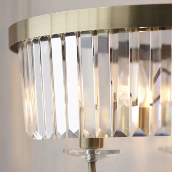 Endon 110644 - Állólámpa CHESTERFIELD 3xE14/6W/230V réz