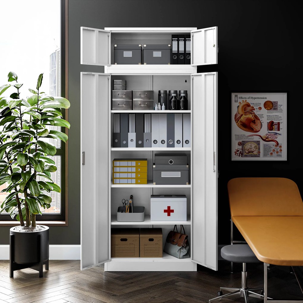 Felső szekrényfeltét EWA Compact 800 x 380 x 400 mm, fehér