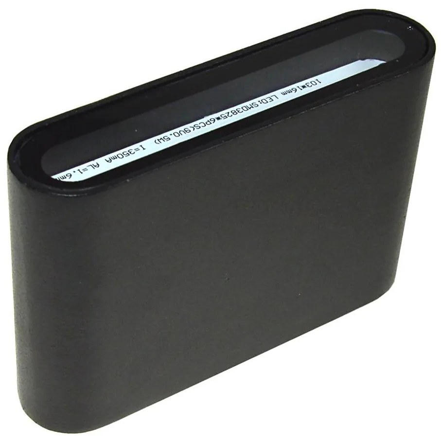 LED Kültéri fali lámpa FLOW LED/3W/230V IP54 fekete