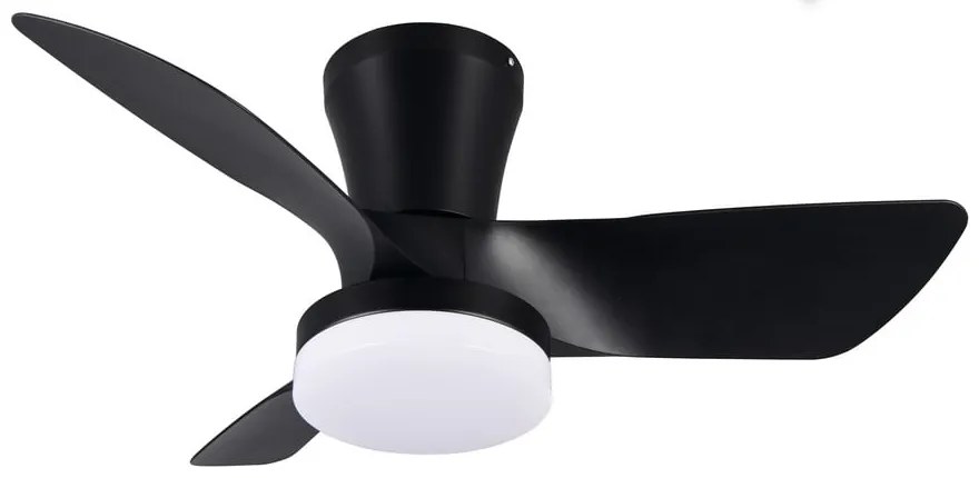 Fekete LED mennyezeti lámpa Randers – Trio