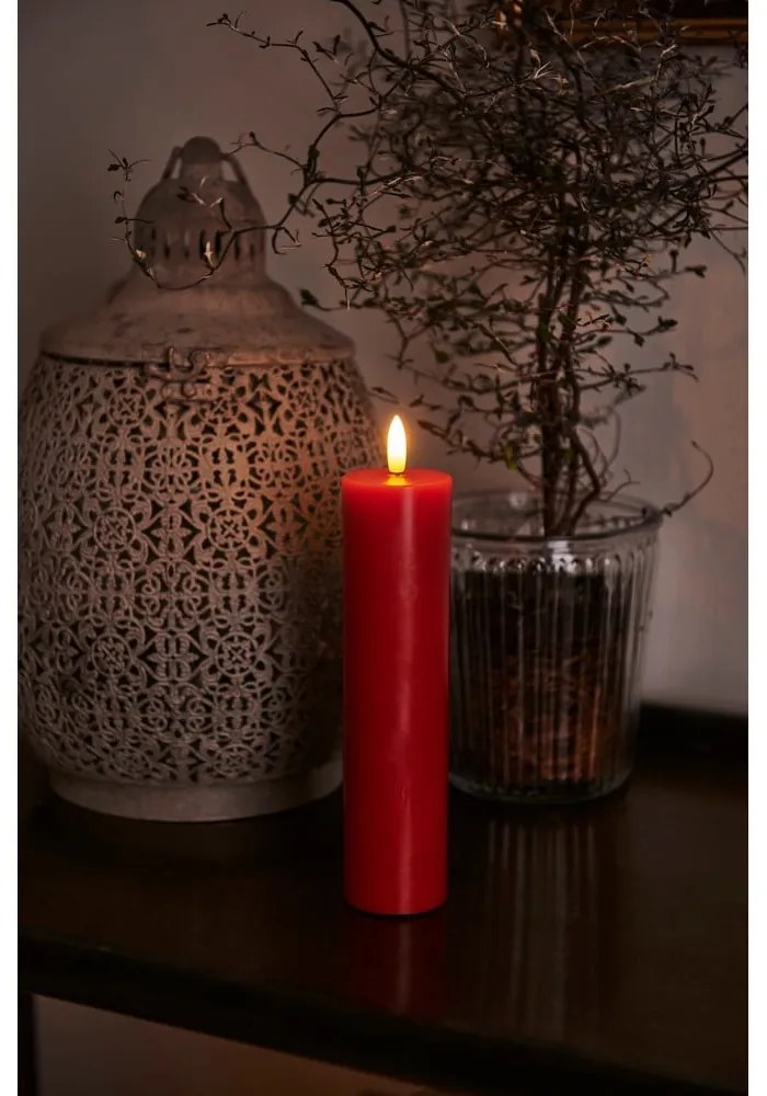 LED gyertya (magasság 20 cm) Sille – Sirius