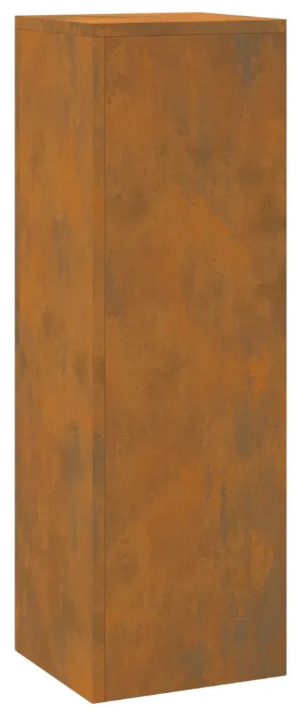 Kültéri Növényállványok Pillér 2 db 24x24x75 cm Időjárásálló acél