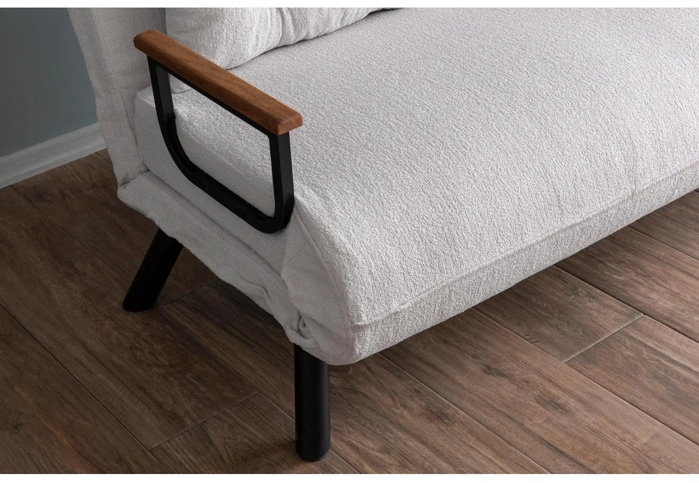 Kanapé futon Sandy (fehér). Akció -22%. 1101768