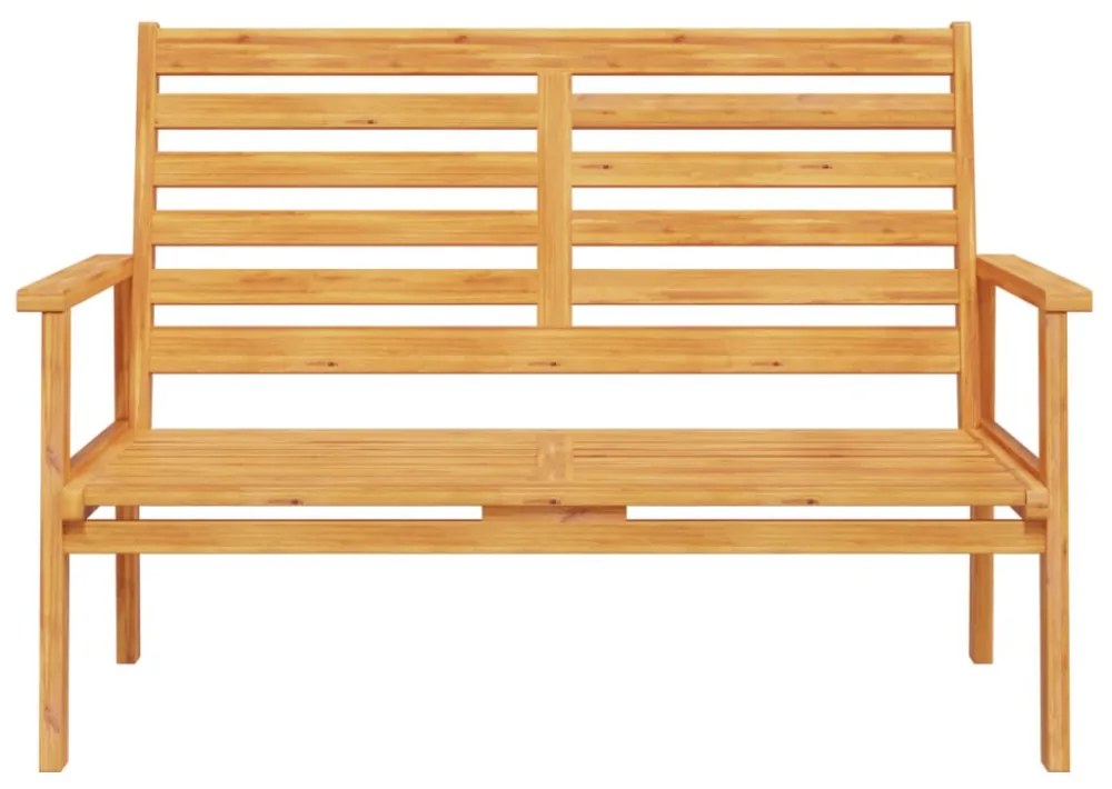 tömör akácfa kerti kanapé 120 cm