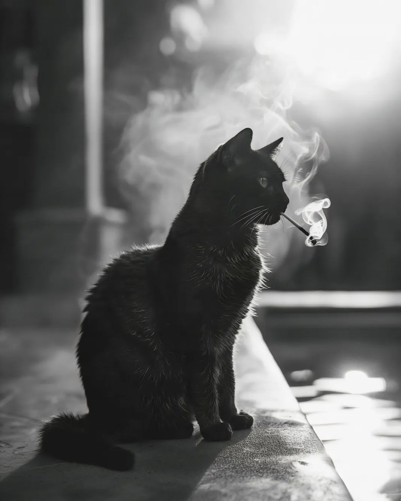 Poszter 40x50cm Macskaszünet