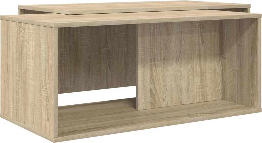 vidaXL Kávasztal Szett 2 pcs Sonoma tölgy Faanyag