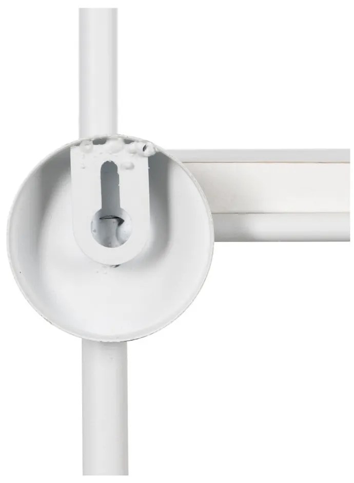 Fehér többszintes fém fali polc 51 cm – Ixia