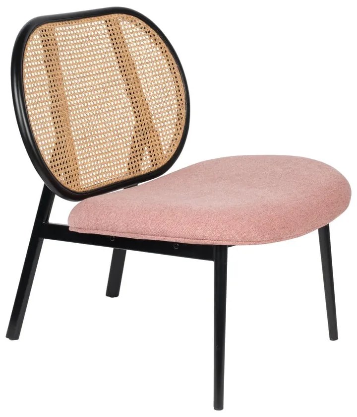 Spike rózsaszín-barna fotel - Zuiver