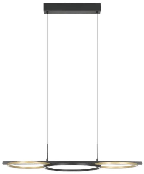 Eglo 390087-LED Dimmelhető csillár zsinóron LANACERA 2xLED/12,5W/230V + LED/15,5W