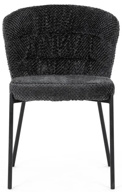 Étkezőszék szürke bouclé szövettel. CT-W1077 GREY2