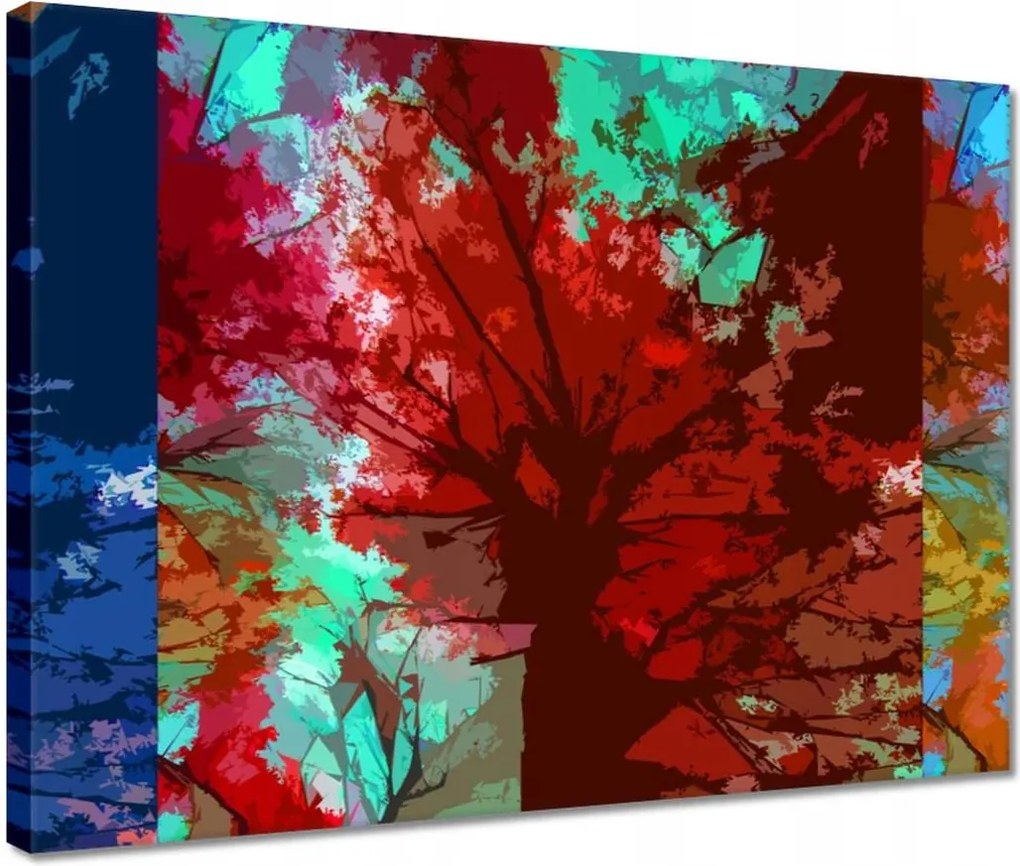 Festmények 40x30 Őszi absztrakt