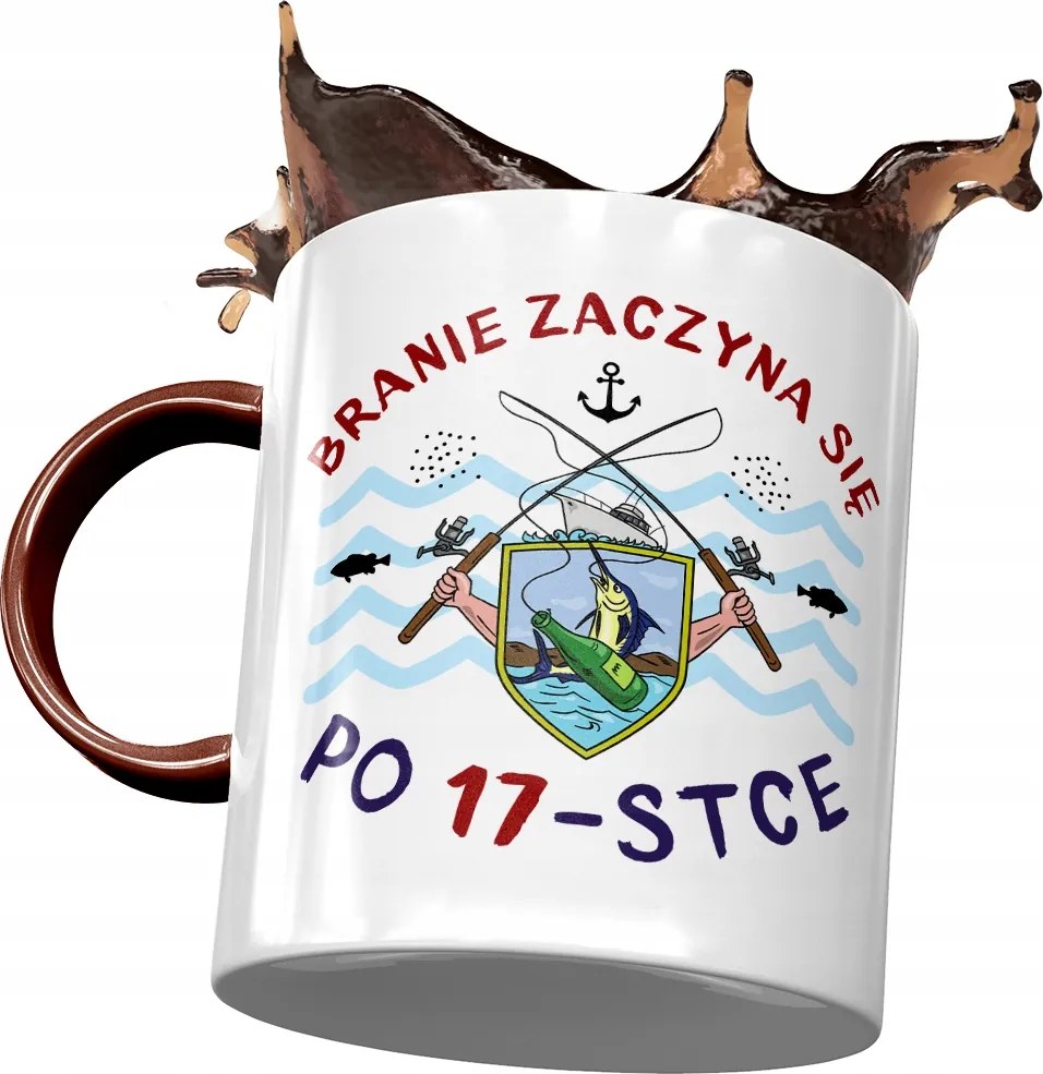 Bordó Bögre Születésnapra 17 17. 17. Ajándék Nyomtatott Fotóval