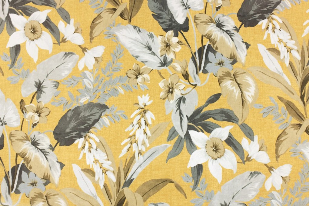 Mg Függönyszövet 1017 Virágok 155cm széles 0,5m