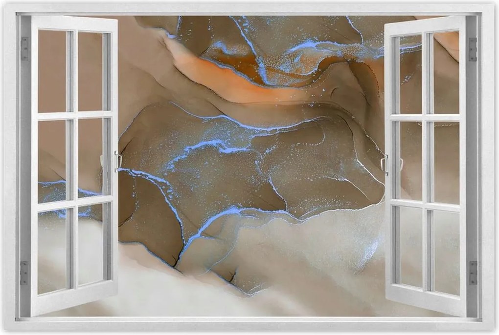 Poszterek 120x80 Márvány mozaik Bronz