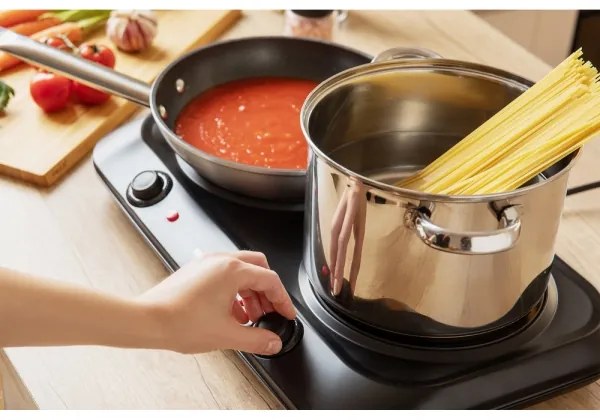 Sencor - Dupla üvegkerámia főzőlap 2400W/230V