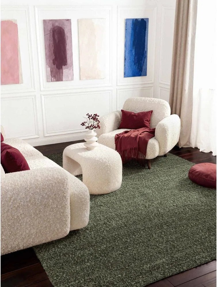 Zöld kézi szövésű buklé szőnyeg 160x230 cm Notting Hill Portobello – Ted Baker